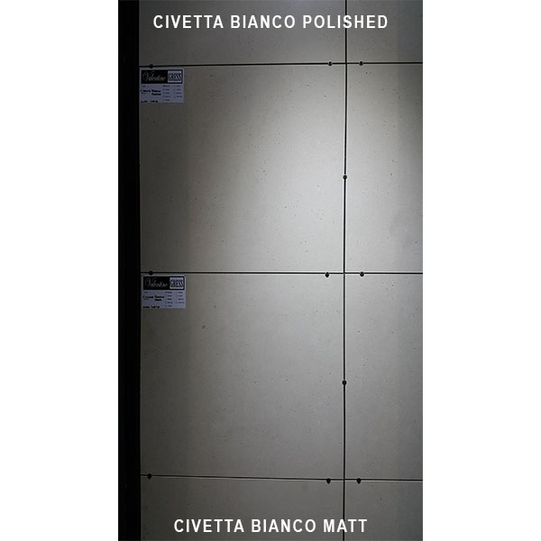 VALENTINO GRESS: Valentino Gress Civetta Bianco Matt (real holes) 60x60 - small 5